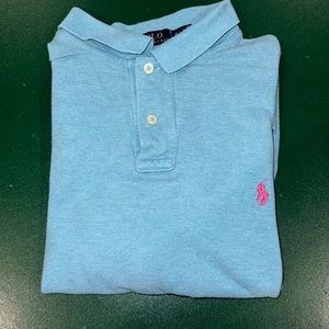 Light blue custom fit XL Polo